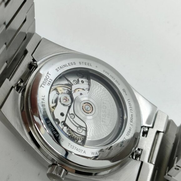 Tissot Watch 39mm Women's Black X Silver 600-072925 - Picture 7 of 9